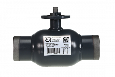065N0137R RJIP Premium Кран шаровой WW DN80 PN25 GF (приварной, под привод, С/П), Ридан